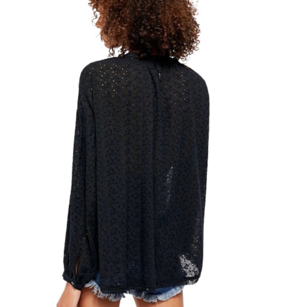 🆕Free People Maddison Eyelet Blouse size XS - Picture 5 of 10